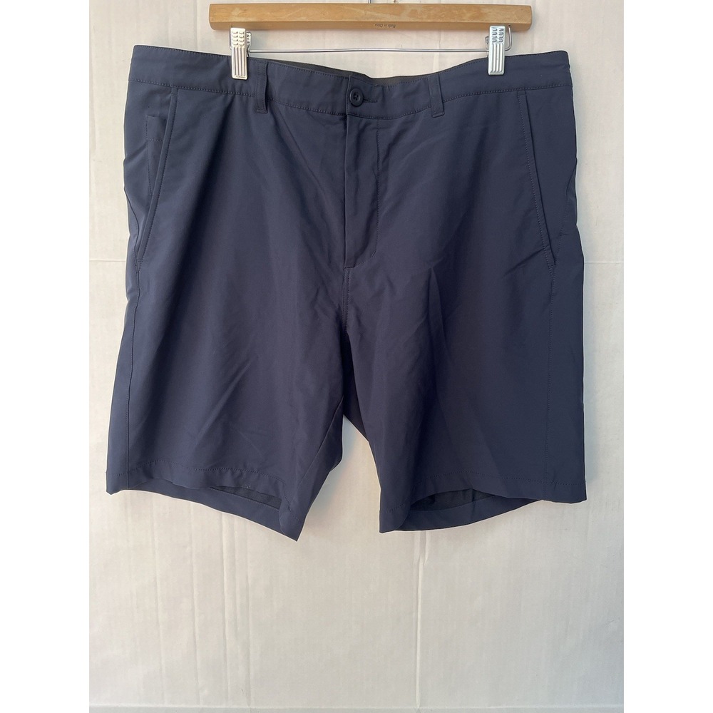 Johnston & Murphy Performance Shorts Blue Mens 38 Golf Has A Small Stain See Pic